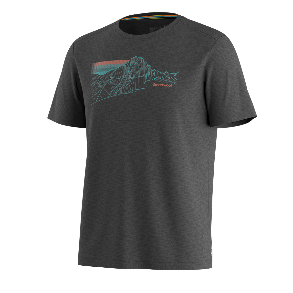 Men's Alpine Trace Graphic Tee |Charcoal Heather