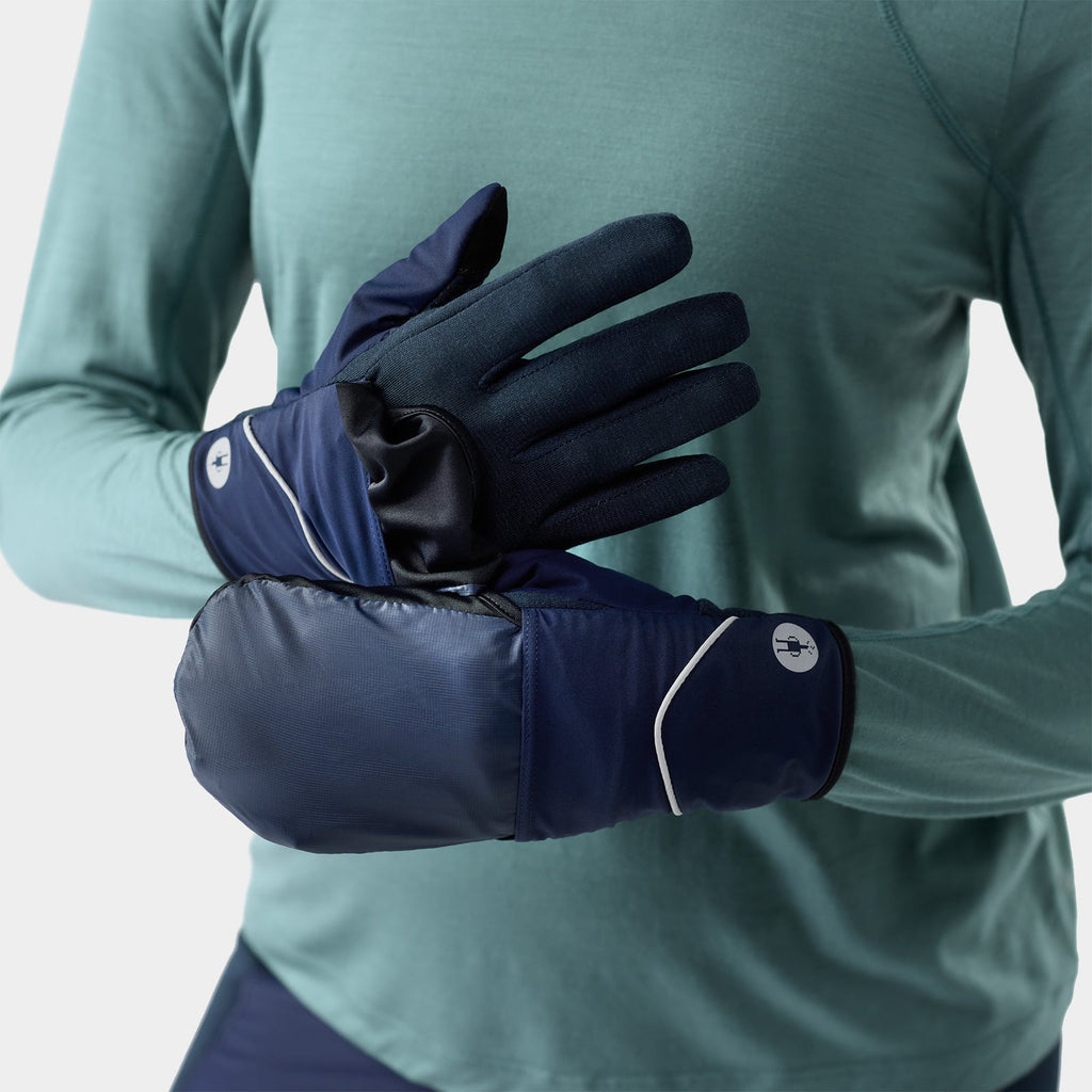 Active Fleece Wind Mitten | Deep Navy