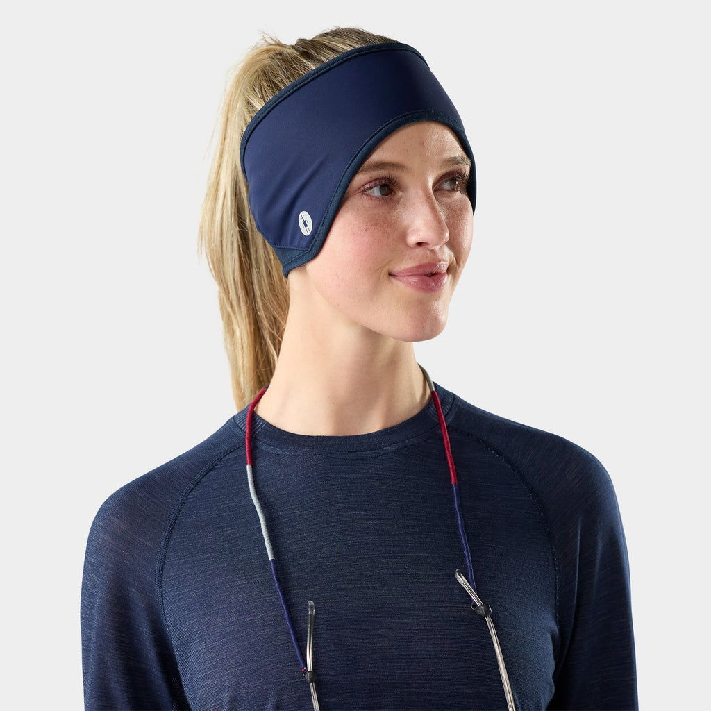 Active Fleece Wind Headband | Deep Navy