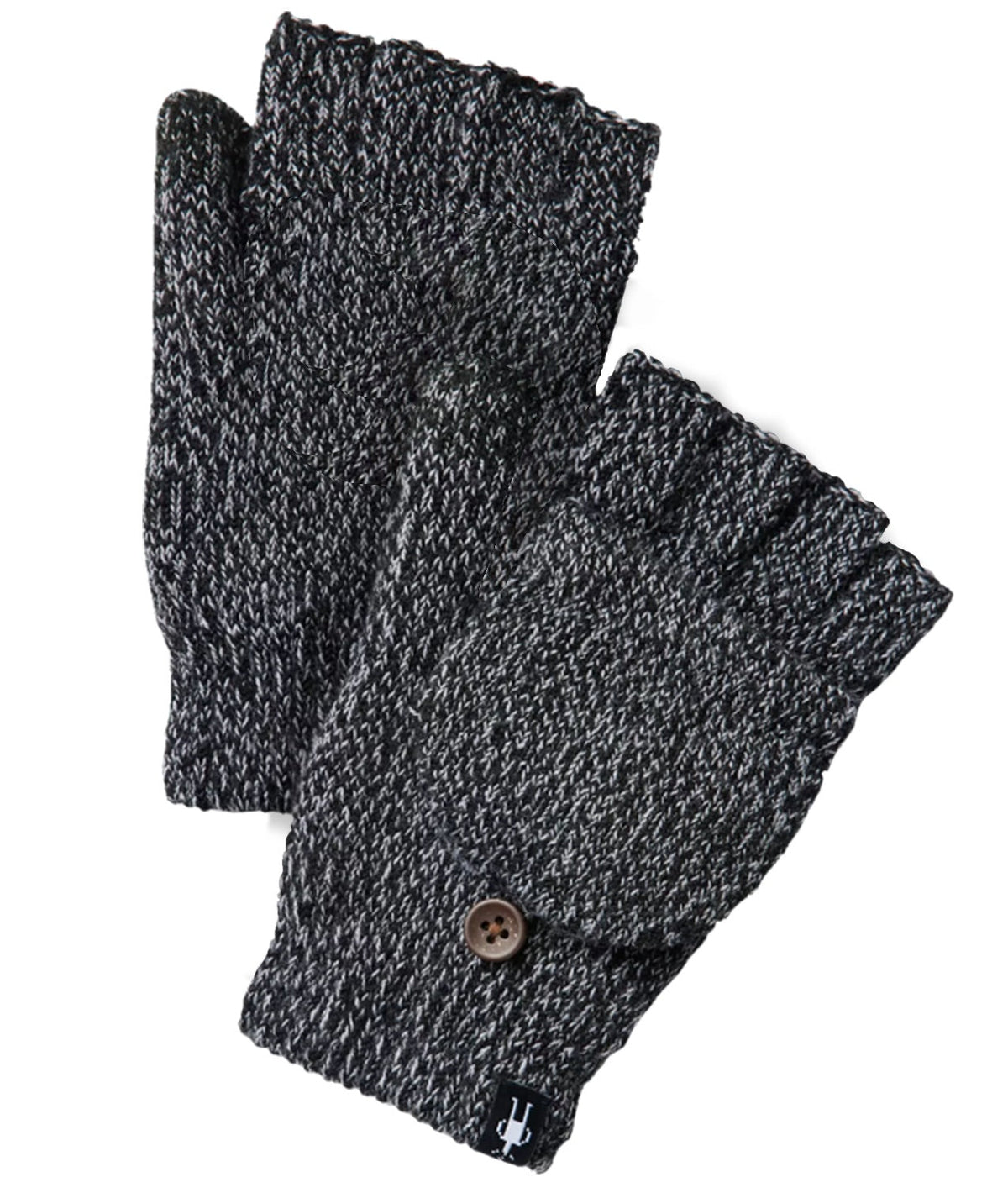 Knit Flip Mitt | Black