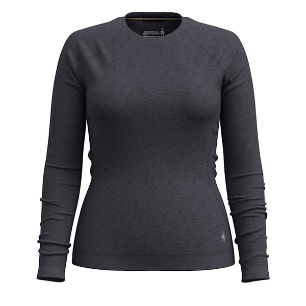 Women's Merino Baselayer Crew | Charcoal