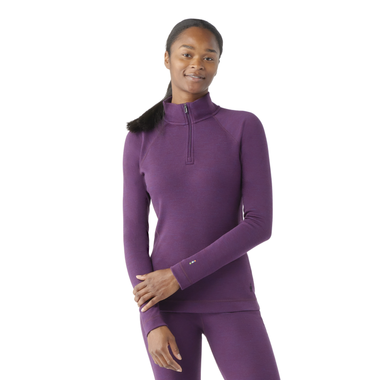 Women's Merino Thermal 1/4 Zip | Purple Iris