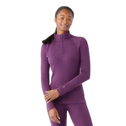 Women's Merino Thermal 1/4 Zip | Purple Iris