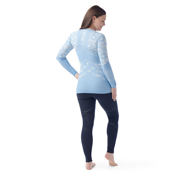 Women's Intraknit Merino Baselayer  | Blue/White