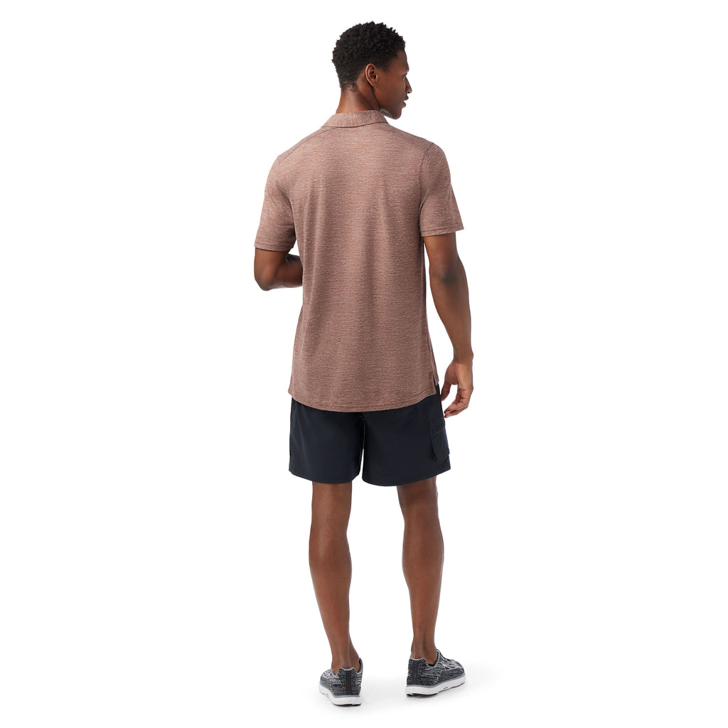 Men's Merino Hemp Polo | Sable Brown