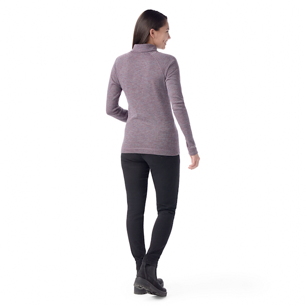 Women's Thermal RIb Turtleneck | Violet