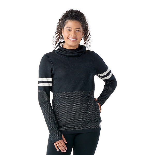 Women's Merino Tech Pullover Hoodie | Black