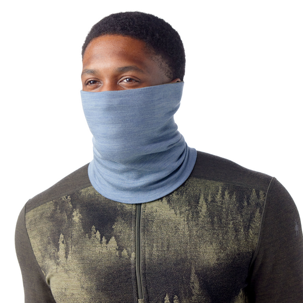 Reversible Thermal Neck Gaiter | Moss/Blue