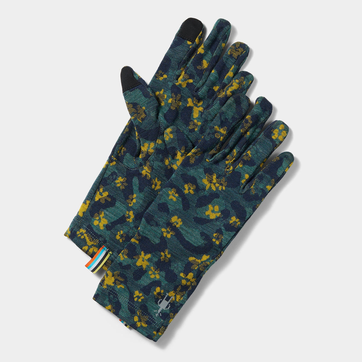 Thermal Merino Glove | Teal Blossom