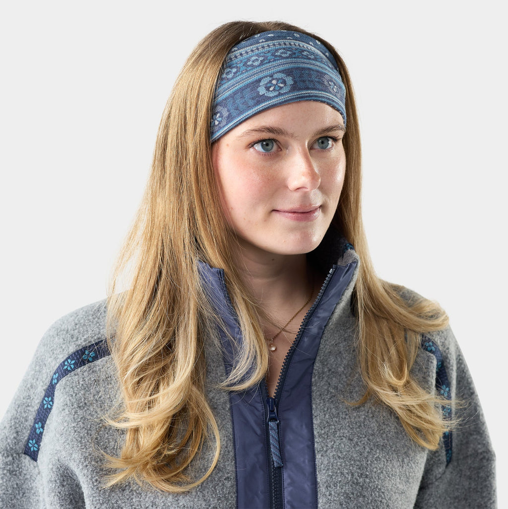 Merino Reversible Headband | Nightfall Fair Isle Fun