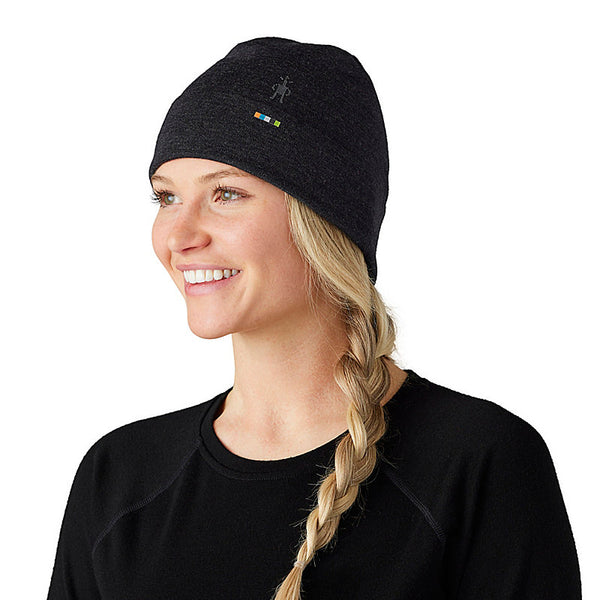 Merino Reversible Cuffed Beanie | Charcoal