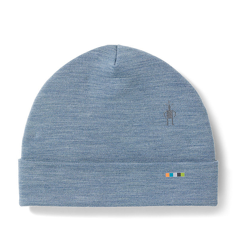 Merino Reversible Cuffed Beanie | Pewter Blue