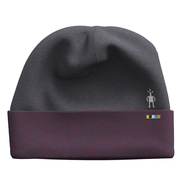 Merino Reversible Cuffed Beanie | Violet