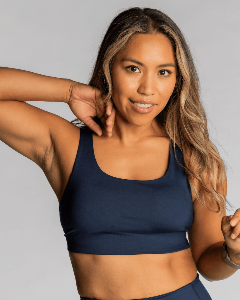 Off The Hook Bra | Night Swim Navy