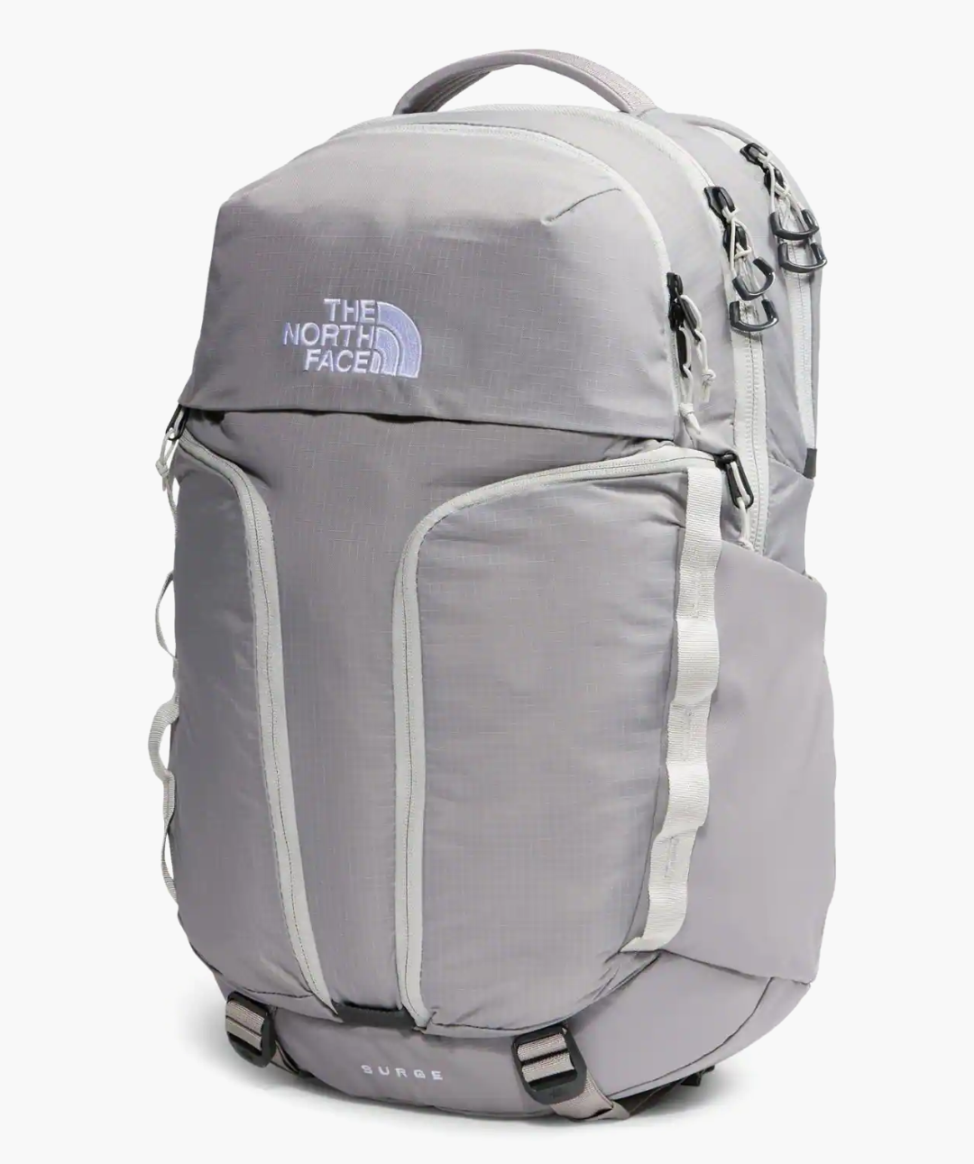 north face backpack 2021 The Women's Surge Backpack, Shady Blue/TNF Black articulated shoulder straps and a rounded back panel Custom The North Face Fall