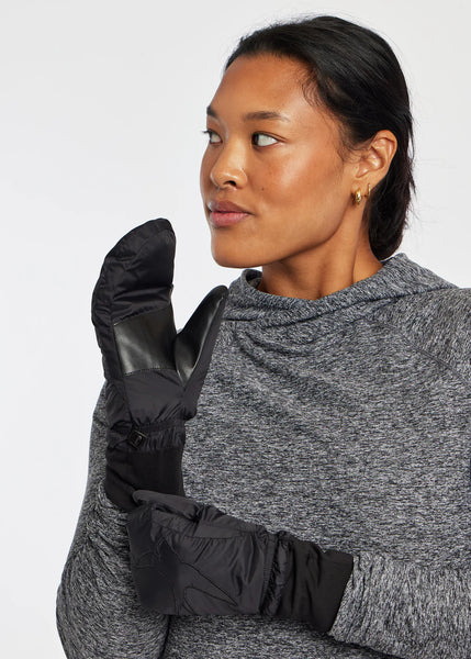 Super Puff Mittens | Black