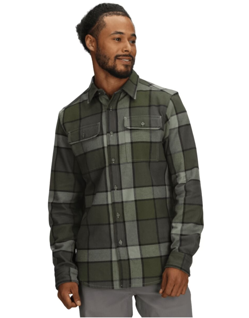 Men's Arroyo Flannel Shirt | Taupe/Plaid