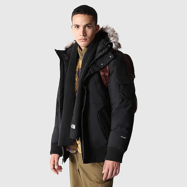 Logo Box Scarf | Black