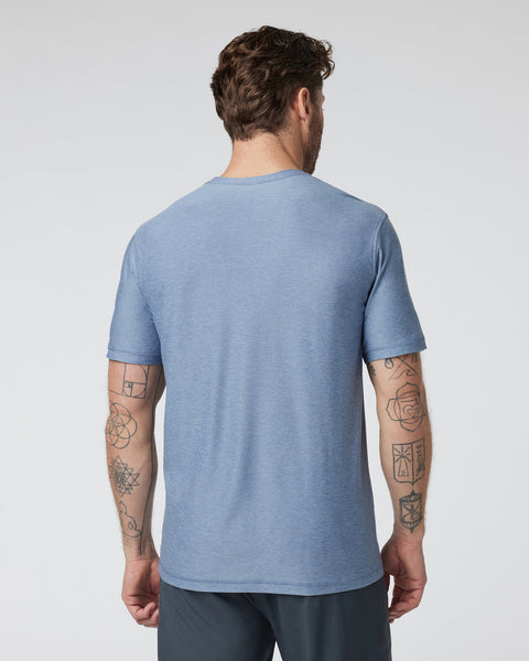 Men's Strato Tech Tee | Chambray Heather