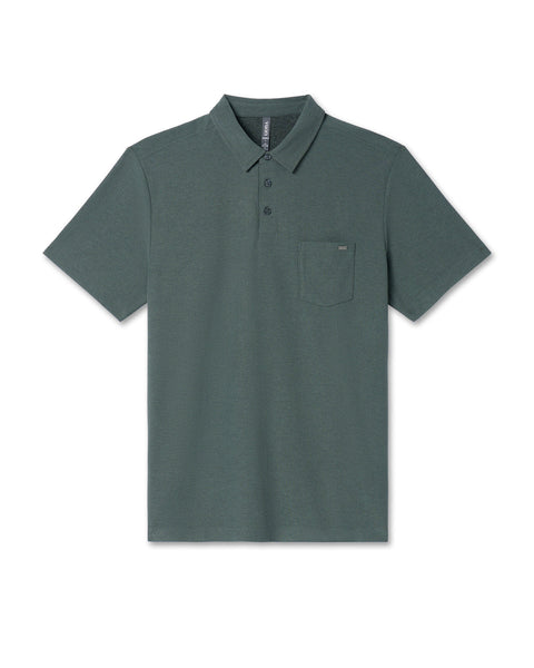 Men's Ace Polo | Smoked Beryl