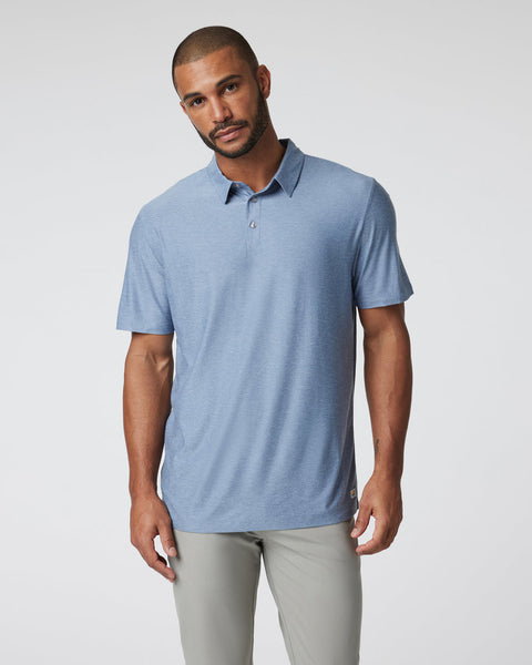 Men's Strato Tech Polo | Chambray Heather