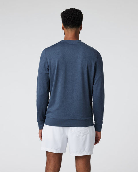 Men's Ponto Performance Crew | Azure Heather