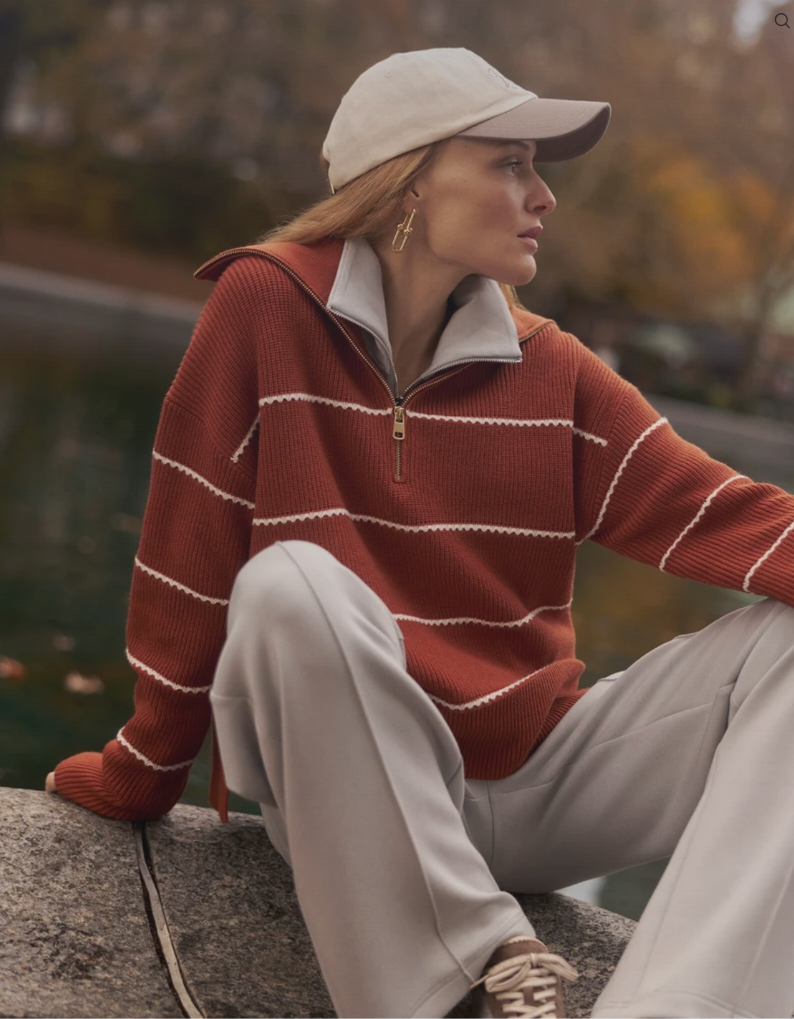 Women's Swanson Half Zip Knit | Ginger