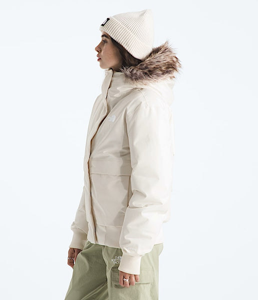 Women's Bomber Jacket | White Dune