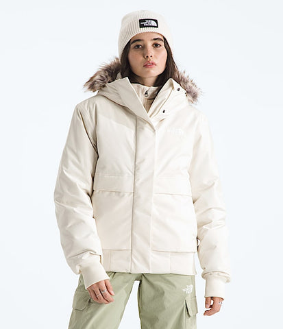 Women's Bomber Jacket | White Dune