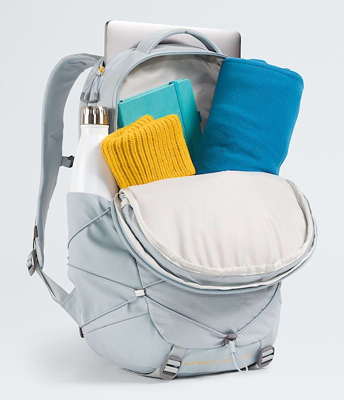 north face borealis luxe backpack The Women's Backpack, Space/Silver Metallic The Womens North Face Luxe Borealis Backpack is the perfect stylish and functional bag for your everyday needs The North Face Women's Borealis
