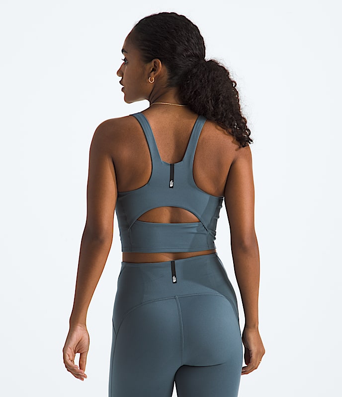 Women's Jaida Long Line Bra | Granite Grey