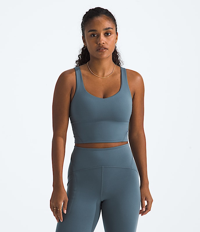Women's Jaida Long Line Bra | Granite Grey
