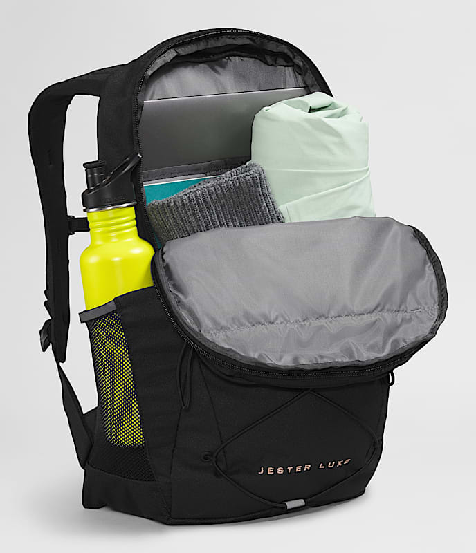Jester Luxe Backpack | Black/Burnt Coral