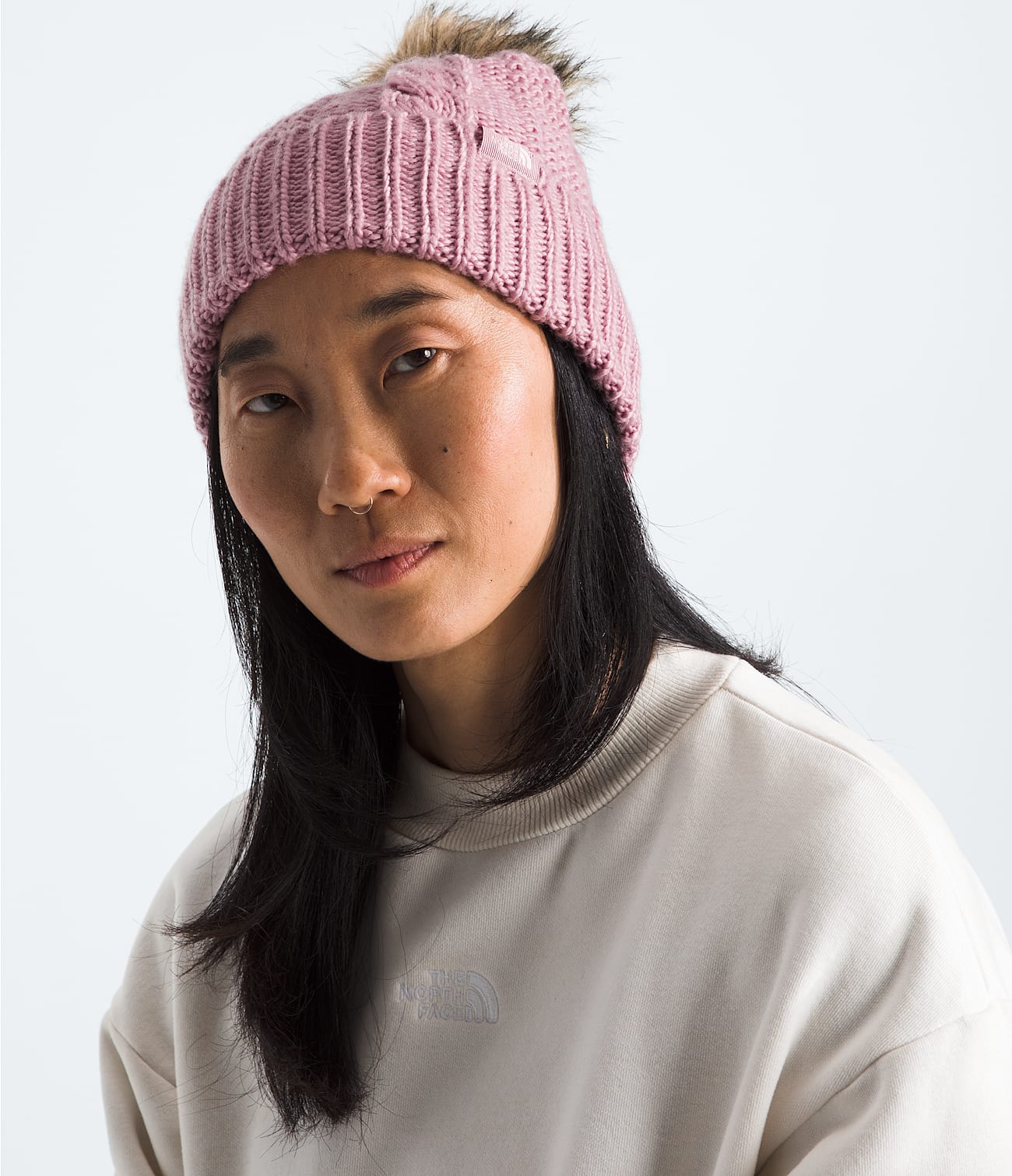 Oh Mega Pom Beanie | Mauve