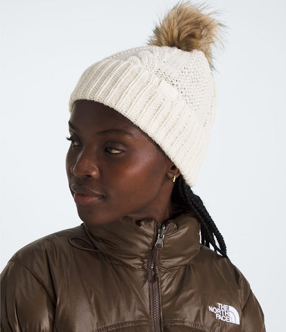 Oh Mega Pom Beanie | White Dune