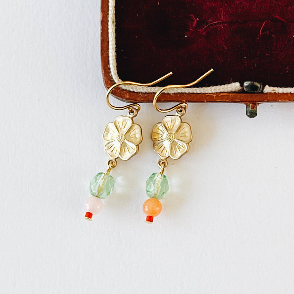 Flower Bead Earrings