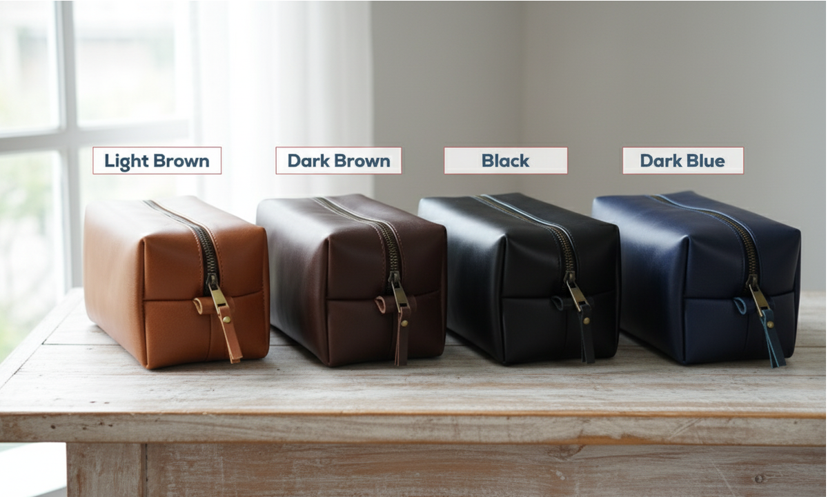 Leather Toiletry Bag