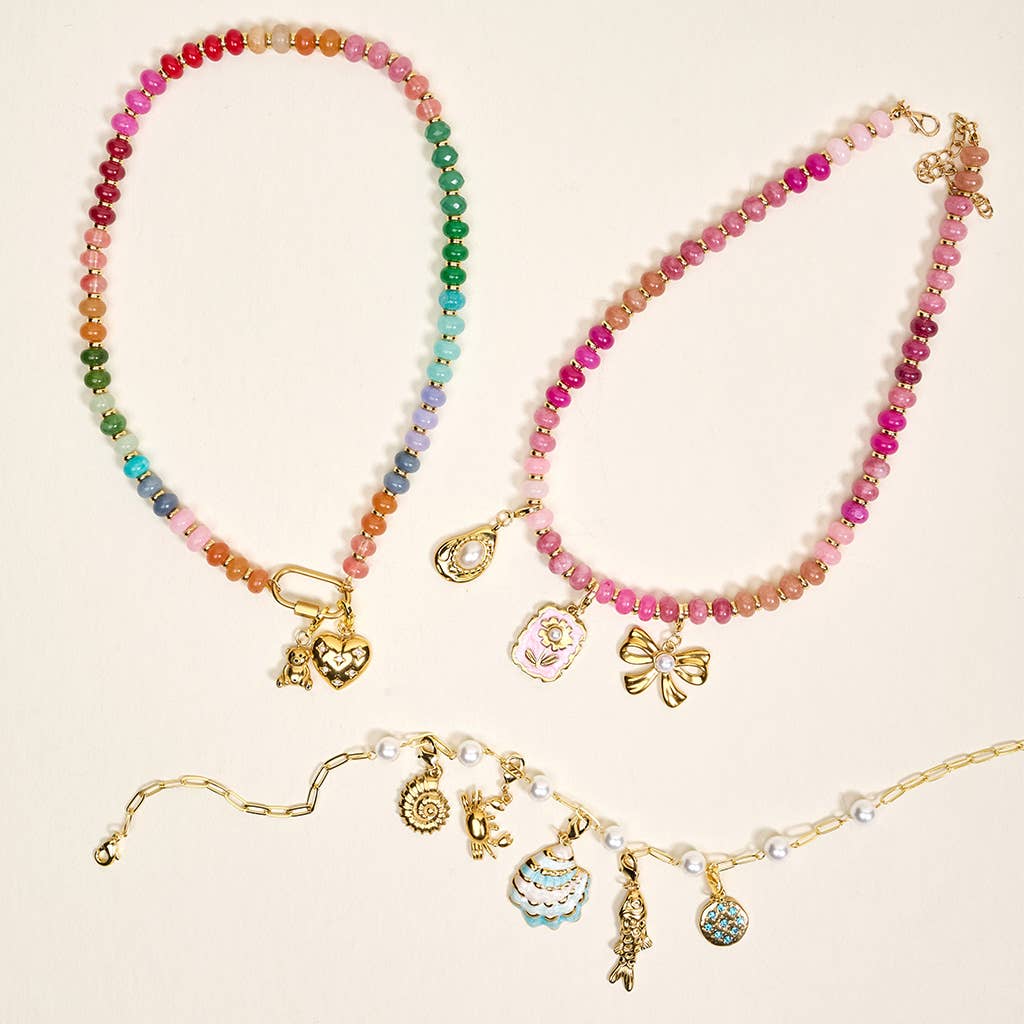Stone Candy Necklace | Charm