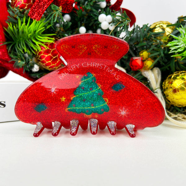 Funny Christmas Hair Clip Santa Claus