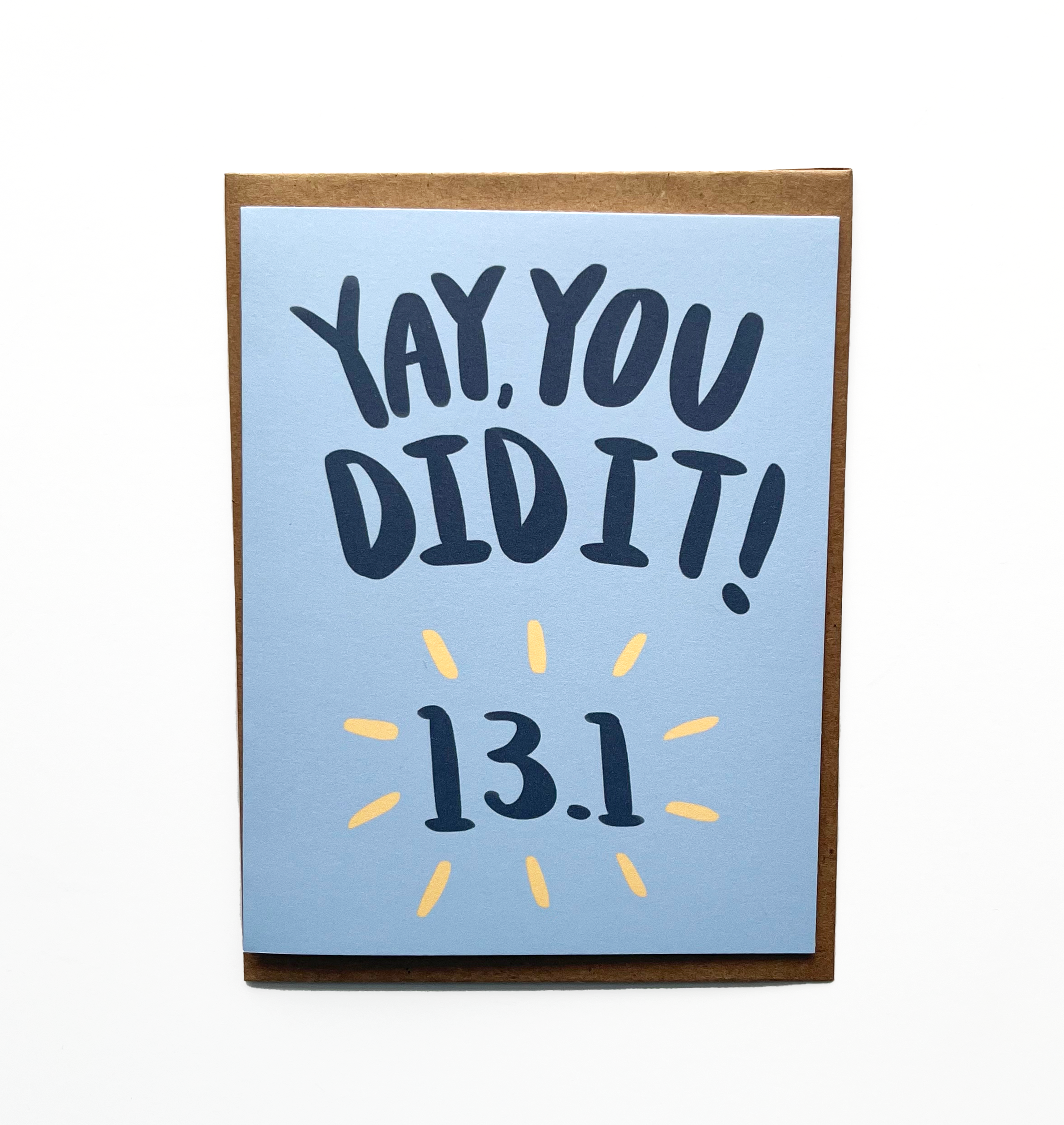 You Did it Half Marathon Card