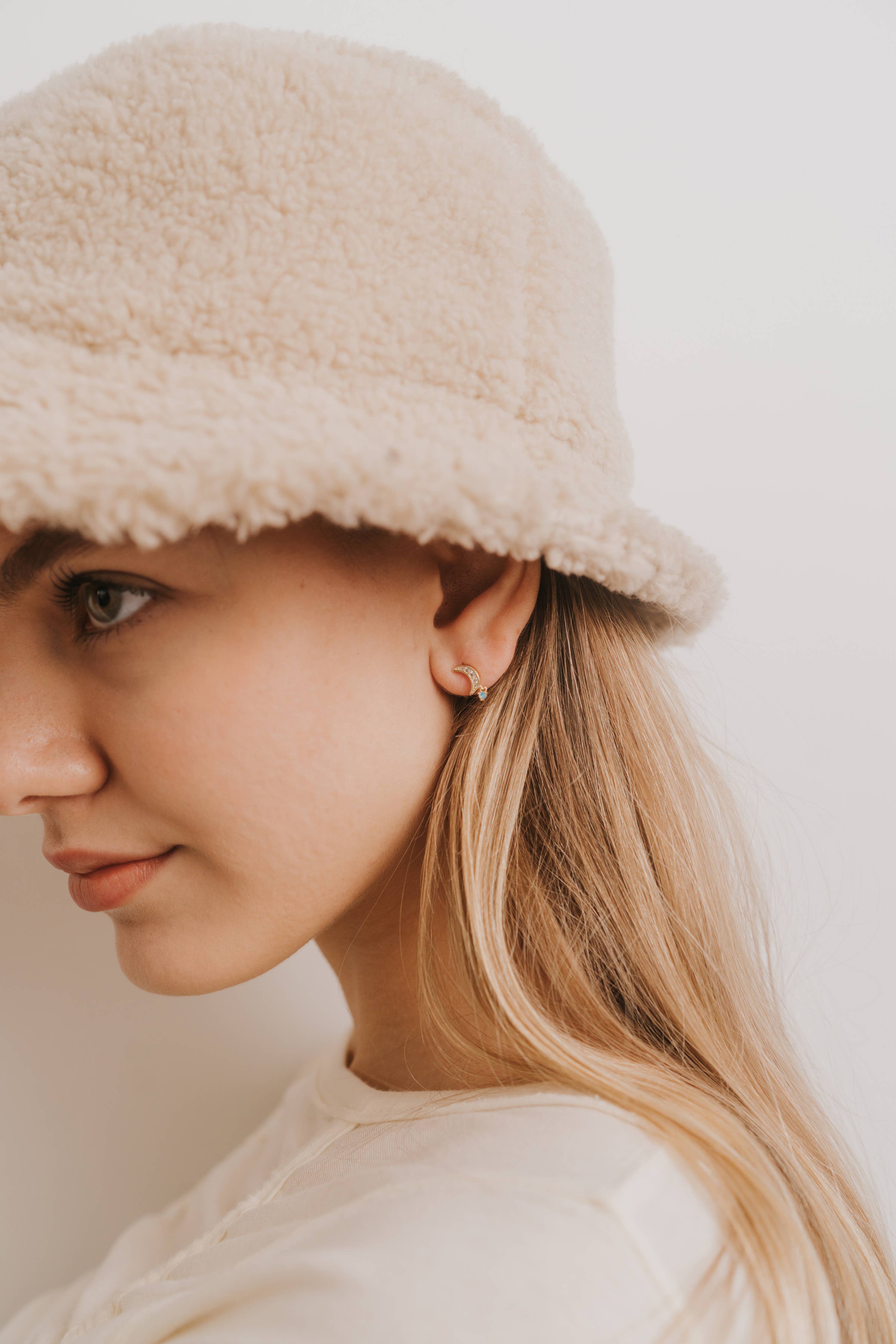 Moon Drop Earrings | Opal