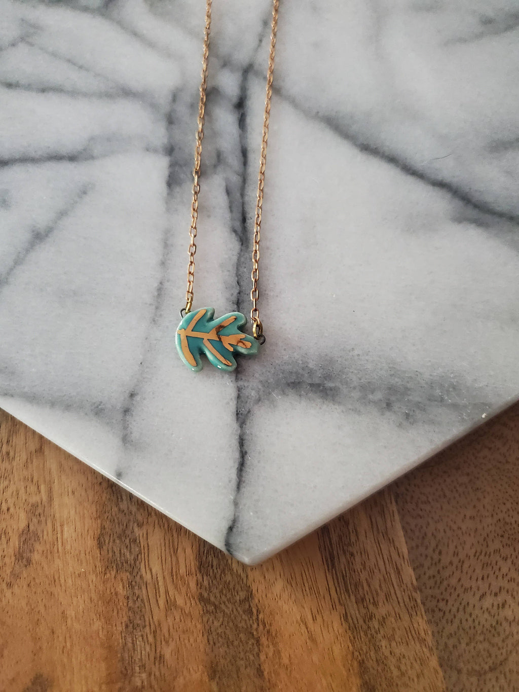 Pendant Necklace | Leaf