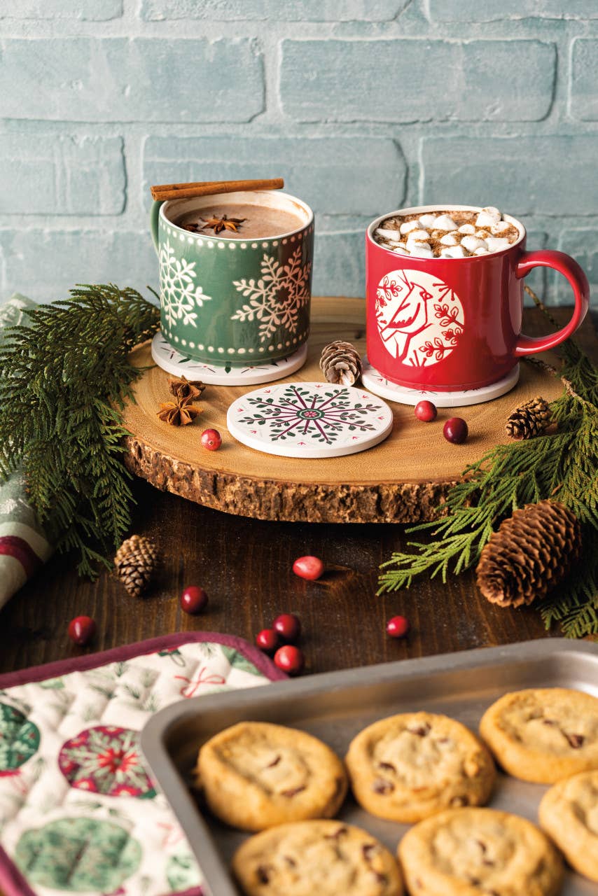 Christmas Snowflake Mug | Green
