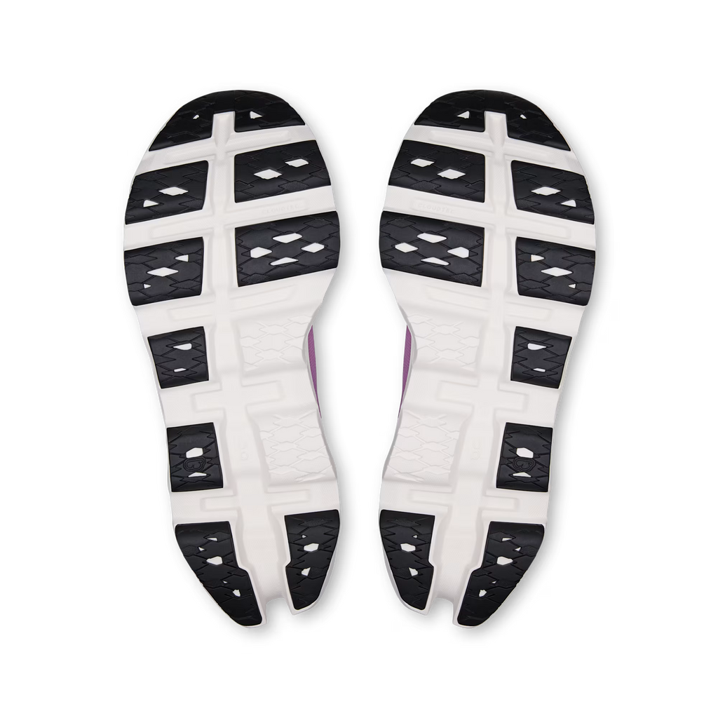 Black and white sole of a shoe on a transparent background