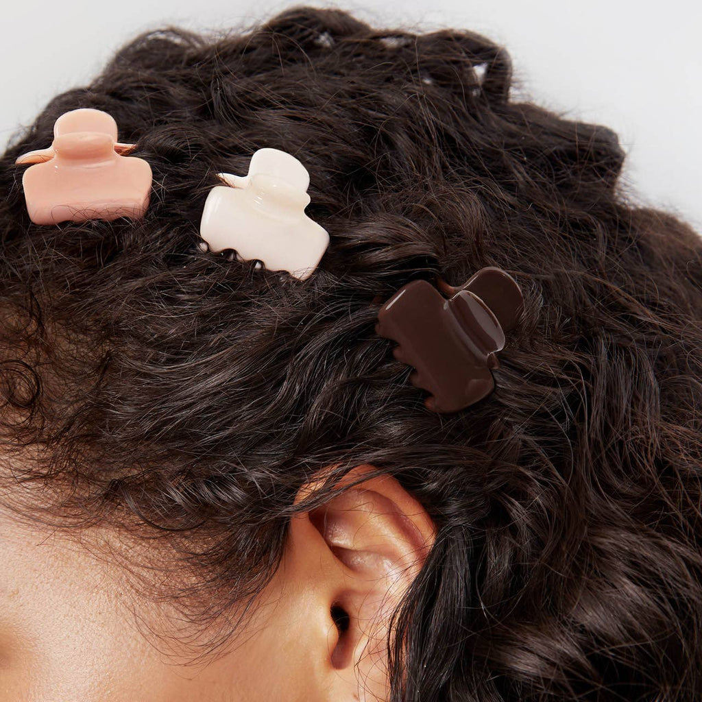 Mini Cloud Claw Clips 8pc Set | Rosewood