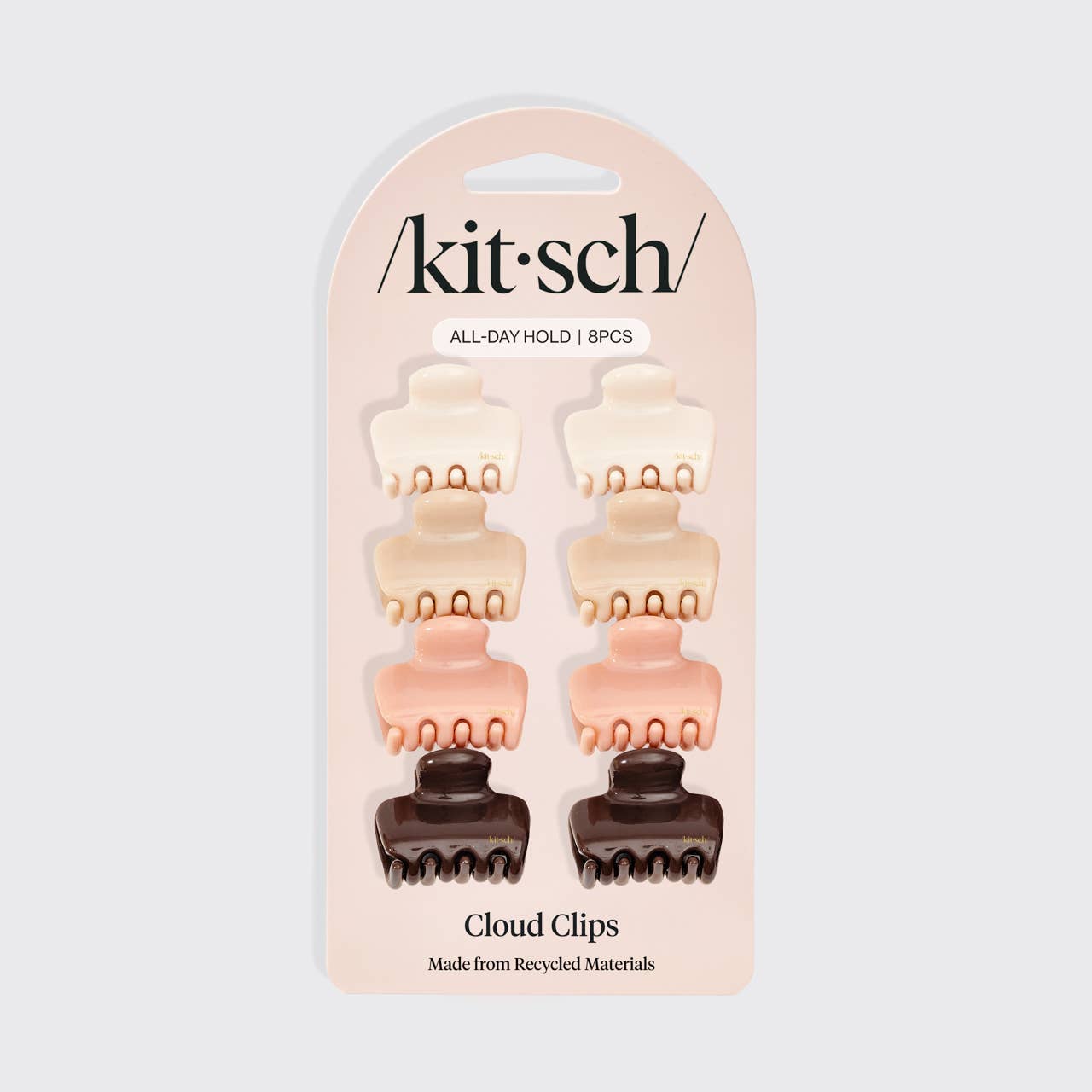 Mini Cloud Claw Clips 8pc Set | Rosewood