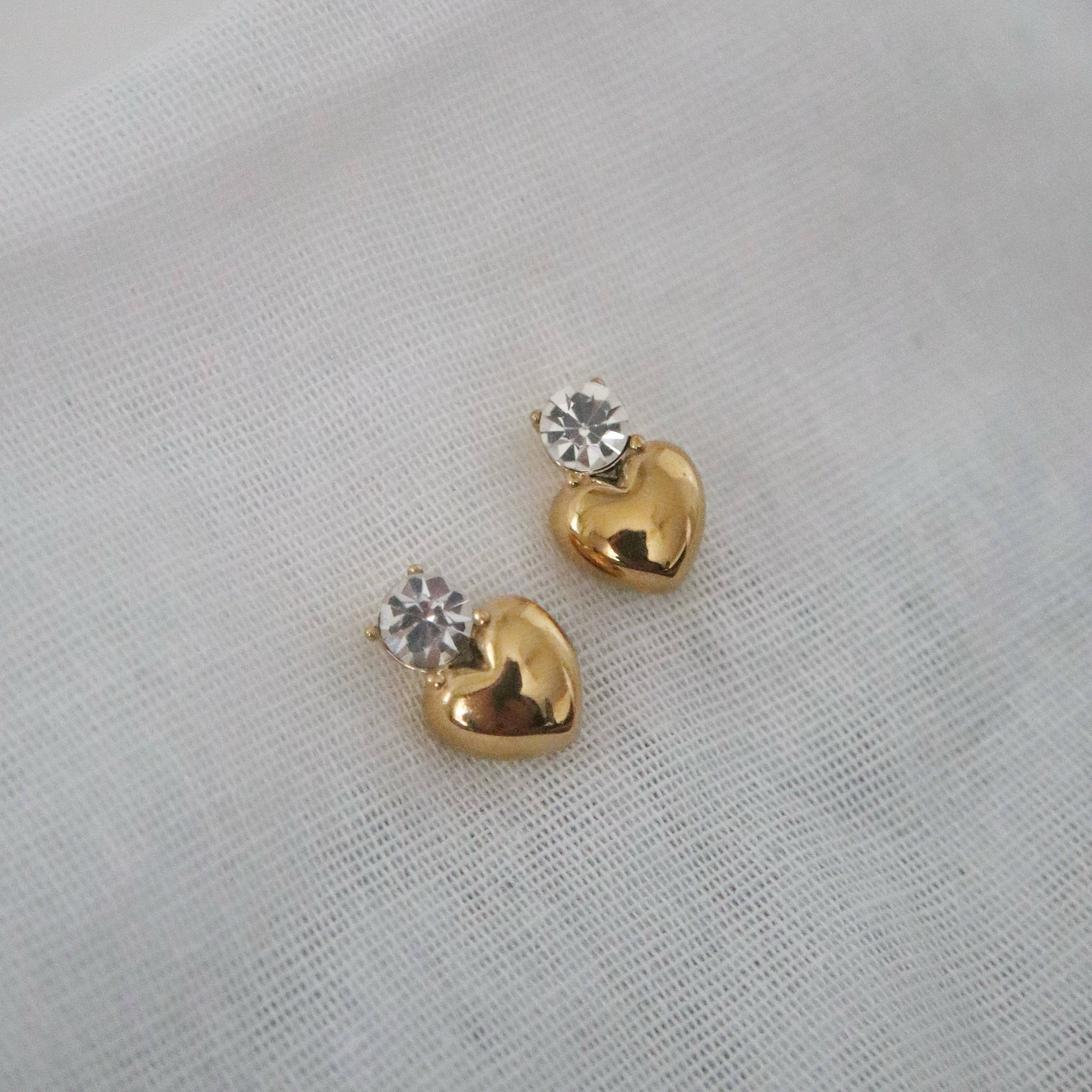Cora Heart Studs