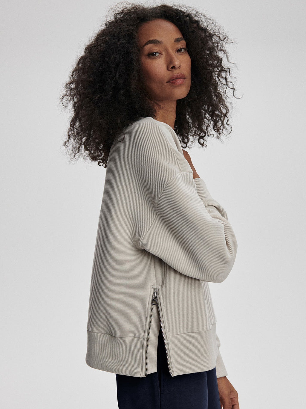 Addelyn Sweat| Silver Grey