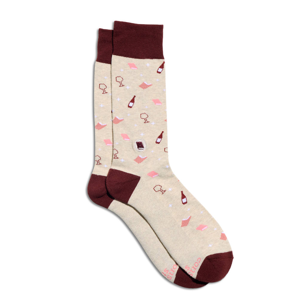 Socks that Give Books | Books and Wine