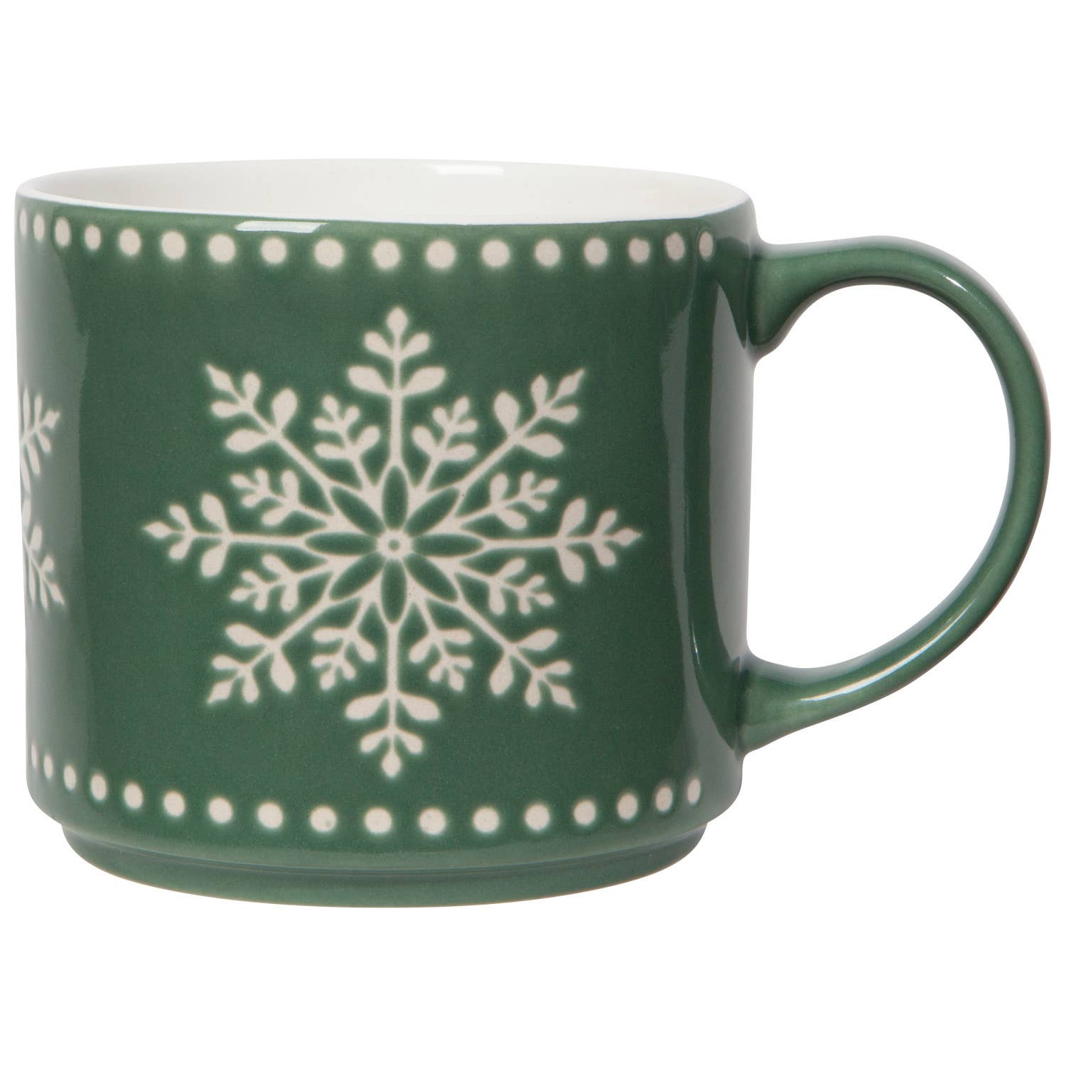 Christmas Snowflake Mug | Green